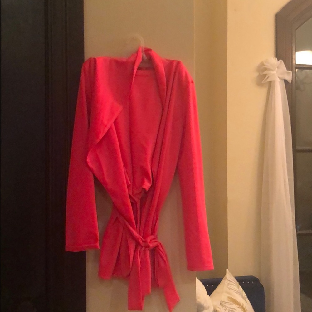 Pink shorts and blazer set